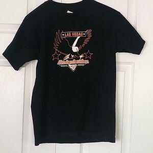 Harley Davidson, size large but runs small black T-shirt